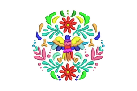Discover the Beauty of Otomi Bird Design