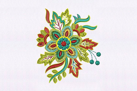 Discover the Charm of Colorful Floral Embroidery