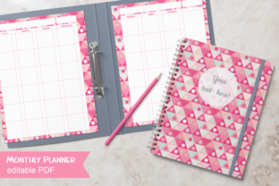 DIY Pink Monthly Planner: A Versatile Tool