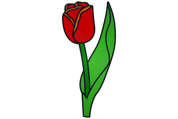 Embracing Elegance with Red Tulip Embroidery: A Trend-Setting Design for Modern Creators