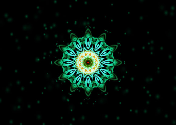 Exploring the Versatility of Kaleidoscope with Green Effect