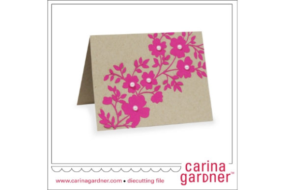 Floral Trellis Card: A Versatile Design Element for Creative Projects