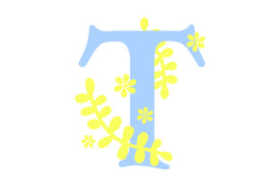 Unlocking Creativity with Floral Alphabet - T