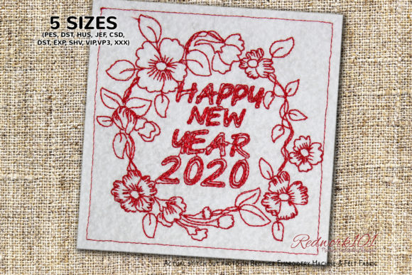 Welcoming 2024 with a Floral Frame